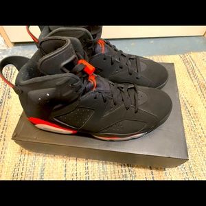 Jordan 6 retro black infrared! Size 10.5 mens Brand new 150